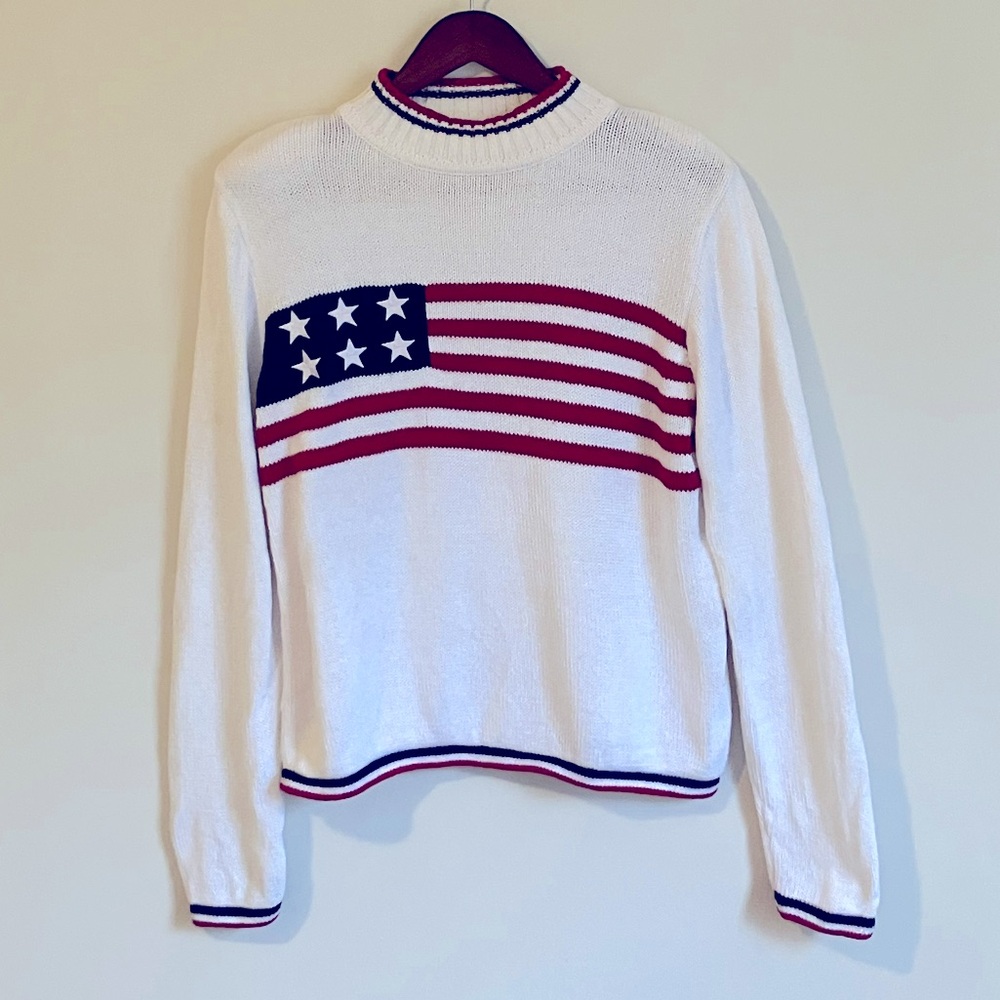 USA Flag Christopher & Banks Sweater